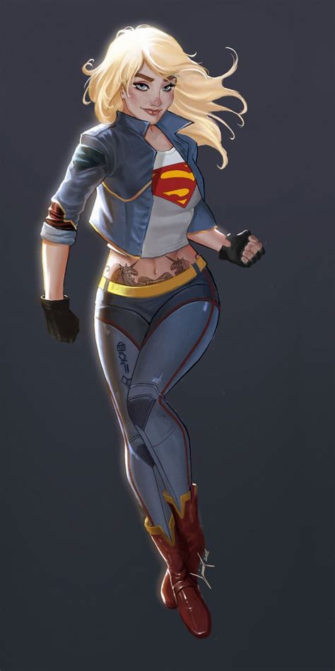 Urban Minimal Artwork Supergirl 1080x2160 Wallpaper Supergirl
