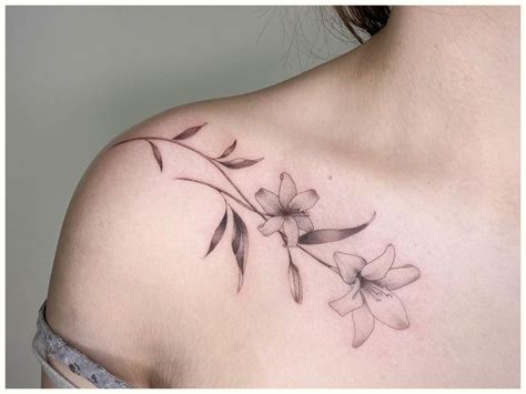 25 realistic lily tattoo designs for a lifelike touch