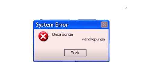Windows Xp Error Popup Unga Bunga Transparent By Cartoonjam On Deviantart