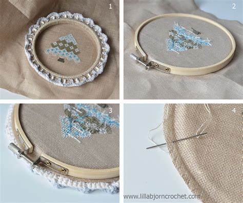 How To Turn Embroidery Hoops Into Photo Frames Tutorial Lillabjörns