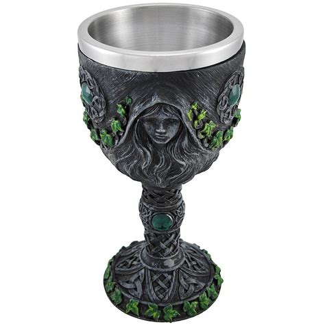 Medieval Renaissance 12 Oz Wine Goblet Chalice Cup Maidenmothercrone