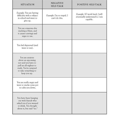 Free Printable Worksheets For Women In Substance Abuse Recovery