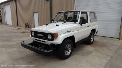 It resembled the shape of the fj40, but with hard edges and flat several diesel versions was installed later for specific markets but it received a different designation code as a bj, hzj or pz. Toyota Land Cruiser 1985 White For Sale. 00000000000000000 1985 Toyota Land Cruiser BJ70 ...
