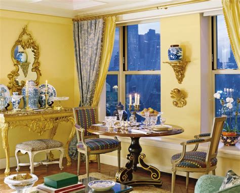 Traditional Dining Room By Dorothy Draper And Company Via Archdigest