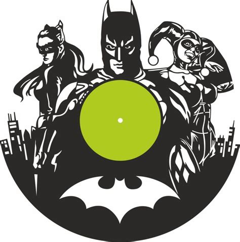 Batman Shelf Cnc Laser Cutting Cdr Dxf File Free