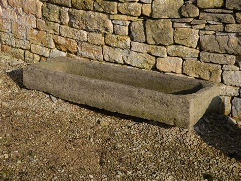 A Long French Stone Trough Garden Planter Architectural Heritage
