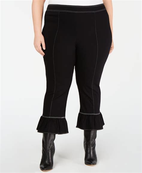 Inc Plus Size 20w Black Flare Pants Canerra