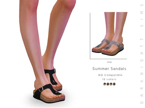 The Sims Resource Summer Sandals