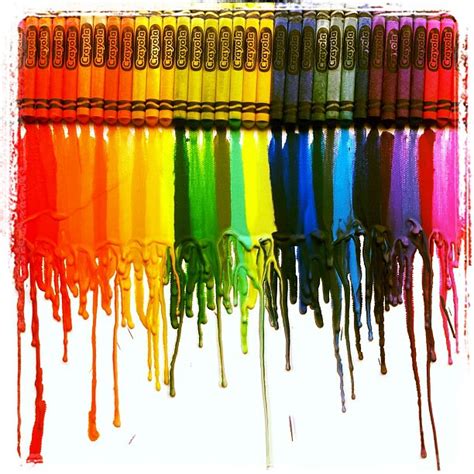 Sheenaowens Crayon Drip Art
