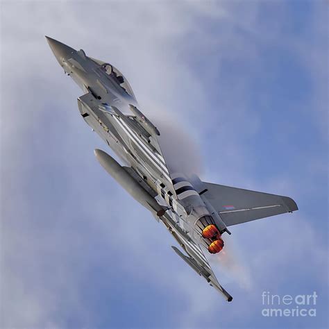 Eurofighter Typhoon D Day Stripes Photograph By Steve H Clark