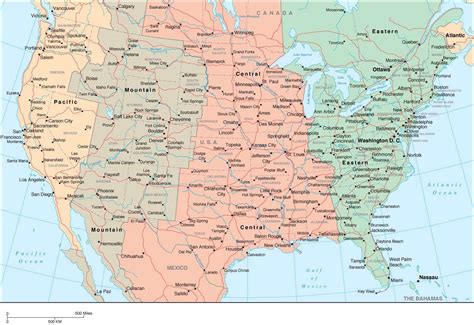 Time Zone Map Usa With Cities Living Room Design 2020