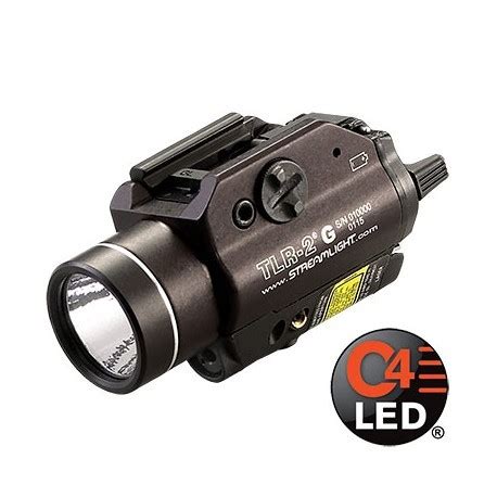 Lampe Tactique Streamlight Tlr G Led Blanche Et Laser Vert Conditions Extremes