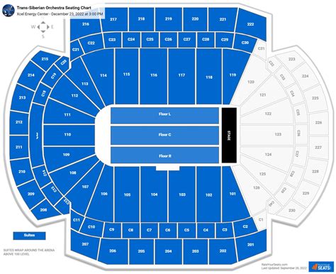 Xcel Energy Center Concert Seating Chart