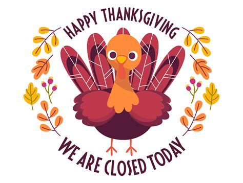 5 Best Images Of Closed For Thanksgiving Printables Printable