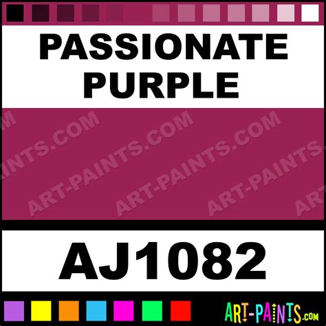 Passionate Purple Professional Watercolor Paints Aj1082 Passionate