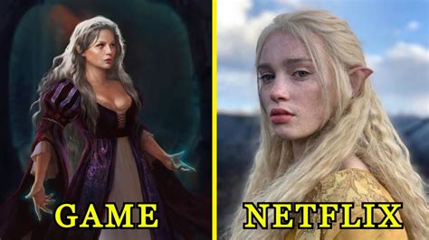 The Witcher Characters Comparison Books Vs Games Vs Netflix Series Youtube