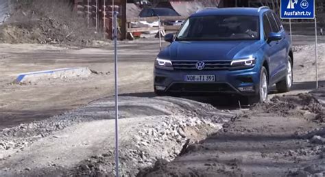 Volkswagen Tiguans Abilities Are Put To The Test Over Off Road Course