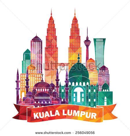 Find free silhouette vectors for your commercial and personal projects. Kuala Lumpur detailed silhouette. Vector illustration ...
