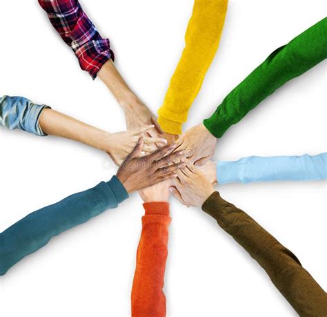 Group Of Diverse Hands Together Stock Photo Image Of Cooperation