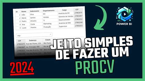 Como Fazer Procv No Power Bi Jeito Simples Youtube