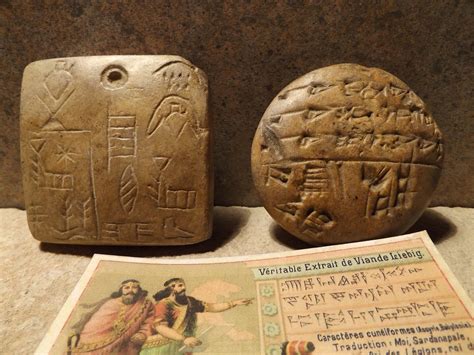 Sumerian Babylon Assyrian Cuneiform Tablets Ancient Writing