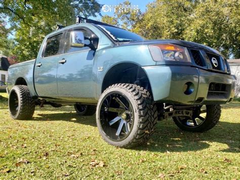 Wheel Offset Nissan Titan Super Aggressive Suspension Lift Custom Offsets