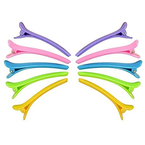 Professional Hair Clips Hairdressing Plastic Hairpins Multicolor Duck