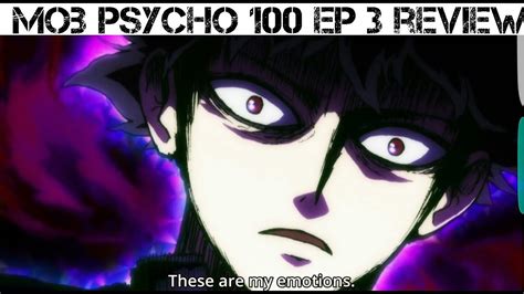 Mob Psycho 100 Episode 3 Review Mob Rage Mode Youtube