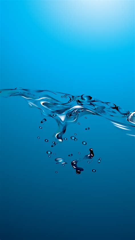 Blue Water Wave Iphone 5s Wallpaper Download Iphone