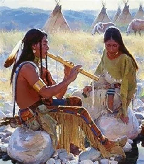 Native Flute Native American Flute Native American Indians Sleep