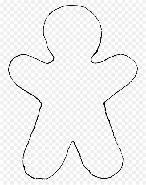 Clipart Gingerbread Man Outline Affordable And Search From Millions Of Royalty Free Images