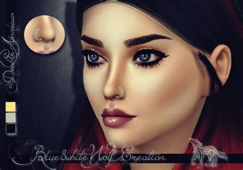 Sims 4 Piercings Tattoos And Piercings Sims 1 Sims 4 Mods Nostril