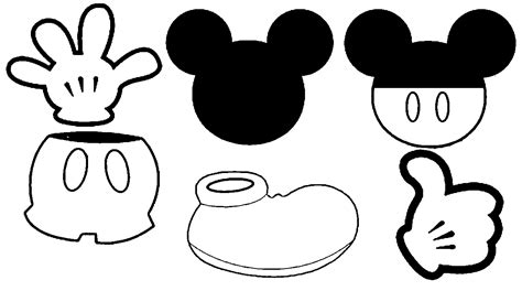 Best Templates Printable Mickey Mouse Head
