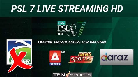 Psl 7 2022 Official Broadcasters For Pakistan Asports Ptv Sports Ten