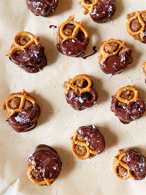 Chocolate Caramel Dipped Pretzels