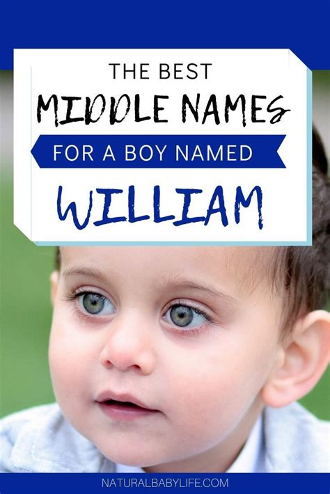 Middle Names For William Classic Modern And Unique Baby Boy