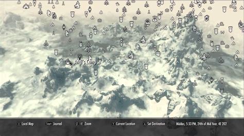 Skyrim Map All Locations Map Of The Usa With State Names