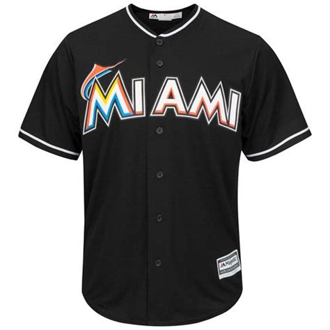 Miami Marlins 2015 Cool Base Alternate 2 Jersey Shop Miami Marlins Team Jersey Jersey