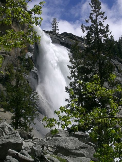 On The Way Up Nevada Falls On The John Muir Trail Yosemite National