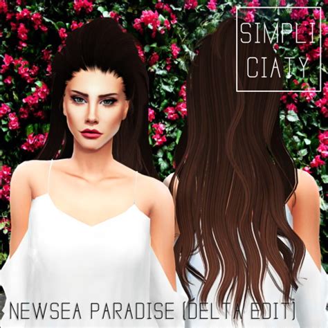 Simpliciaty Stealthic Heaventide Hair Retextured Sims 4 Hairs B84