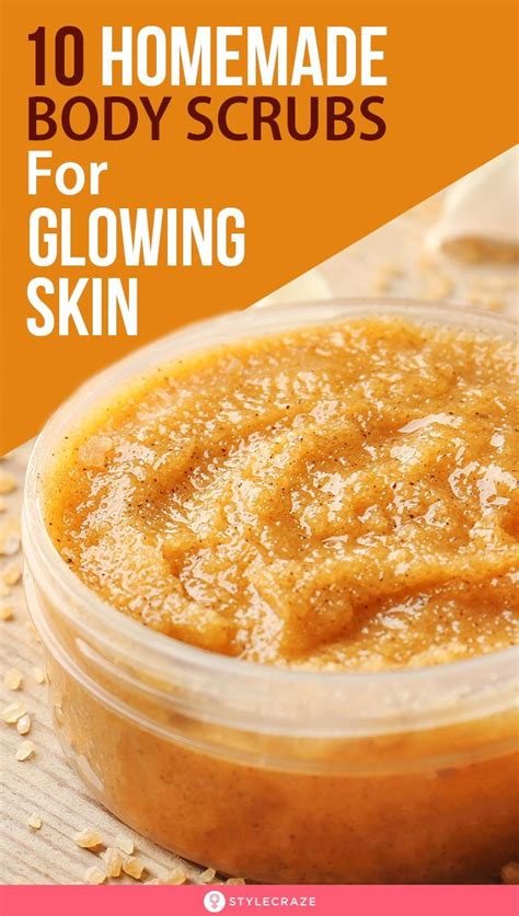 10 Simple Homemade Body Scrubs For Gorgeous Glowing Skin Baking Soda Body Scrub Body Scrub