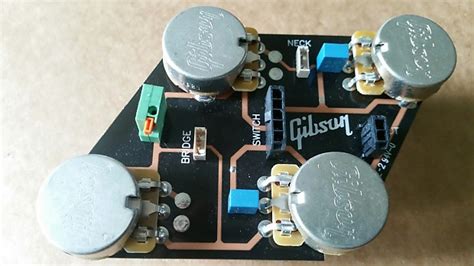 Each manufacturer uses unique wire colors to designate the beginning and end of each coil. Gibson Les Paul Pcb Board : Gibson Victory Artist Bass Wiring Photographs Flyguitars - Old ...