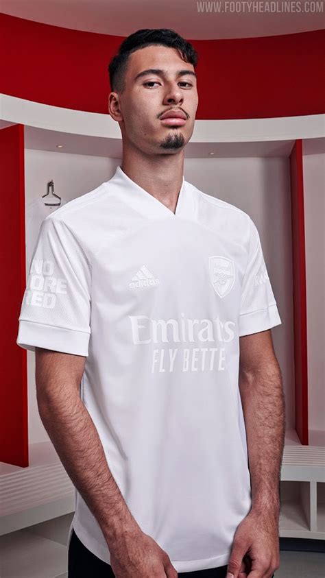 Arsenal 21 22 Whiteout Kit Unveiled Part Of Anti Violence Campaign