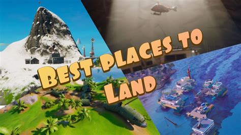 Best Places To Land In Fortnite Youtube