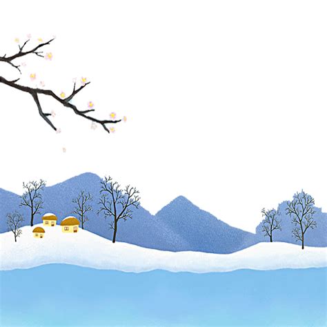Clip Art Beautiful Snow Scene Png Download 600600 Free