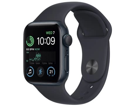 Apple Watch Se 2nd Gen Gps 40mm Midnight Aluminium Case With Midnight
