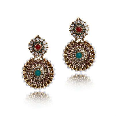 Pearl Wheel Earrings Rs Juvalia In Collection