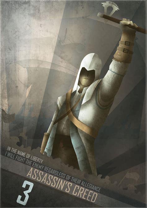 Assassins Creed 3 Poster By Barbeanicolas On Deviantart