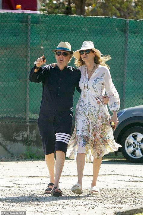 Sir Paul Mccartney 79 And Wife Nancy Shevell 62 Put On A Loved Up Display On St Barts