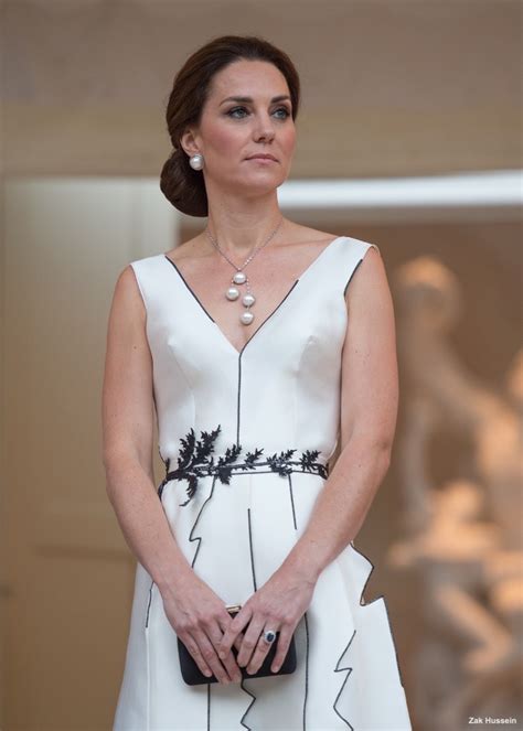 Kate Wears Polish Designer For Queen S Birthday Party In Warsaw Kate